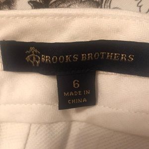 Off white cream brooks brothers pants